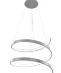 Люстра LED подвесная спираль D40CM цвет белый "ДЕТСКАЯ стиль Современный" 4К