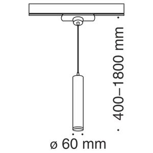 Трековый светильник Technical TR008-1-GU10-W