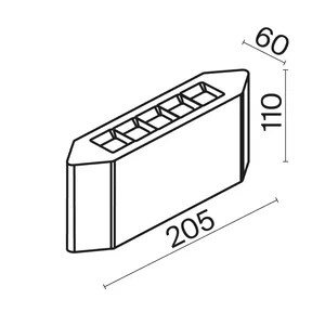 Архитектурная подсветка Outdoor O412WL-L8GF3K