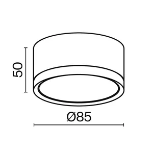Потолочный светильник Technical C086CL-GX53-SRD-B