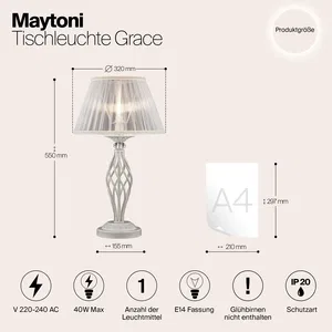 Настольный светильник Maytoni ARM247-00-G