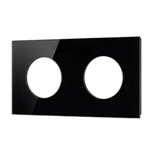 Рамка стеклянная FRM-GLARE-GC-2-BK (Arlight, -)