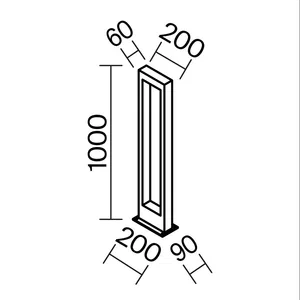 Ландшафтный светильник Outdoor O425FL-L10GF