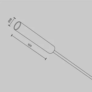 Комплектующие для систем освещения с токоведущими элементами Technical CA003EC-BS