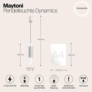 Подвесной светильник Maytoni MOD326PL-01W