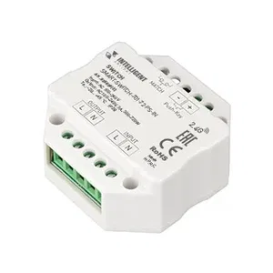 INTELLIGENT ARLIGHT Релейный модуль SMART-SWITCH-701-72-PS-IN (230V, 1x3A, 2.4G) (IARL, IP20 Пластик, 5 лет)