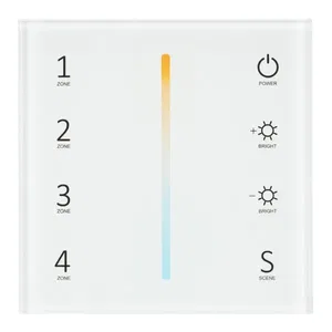 Панель Sens SMART-P38-MIX White (230V, 4 зоны, 2.4G) (Arlight, IP20 Пластик, 5 лет)