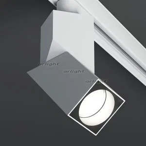 Светильник LGD-TWIST-TRACK-4TR-S60x60-12W Warm3000 (WH-BK, 30 deg) (Arlight, IP40 Металл, 3 года)