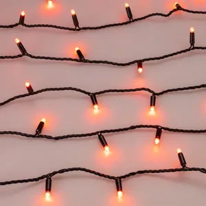 Светодиодная гирлянда ARD-STRING-CLASSIC-10000-BLACK-100LED-LIVE RGB-DMX (24V, 10W) (Ardecoled, IP65, 1 год)