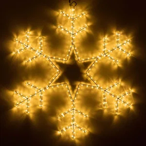 Фигура светодиодная ARD-SNOWFLAKE-M4-750x750-324LED Warm (230V, 18W) (Ardecoled, IP65, 1 год)