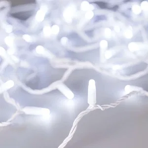 Светодиодная гирлянда ARD-STRING-CLASSIC-10000-WHITE-100LED-MILK-FLASH White (230V, 7W) (Ardecoled, IP65, 1 год)