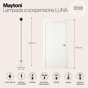 Подвесной светильник Maytoni P039PL-5W4K-10-B