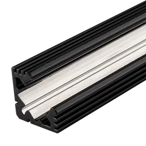Профиль PDS45-T-2000 ANOD Black RAL9005 (Arlight, Алюминий)