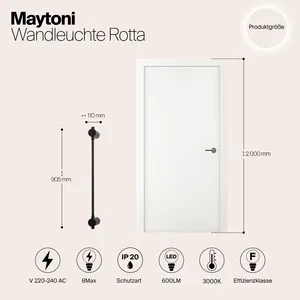 Настенный светильник (бра) Maytoni MOD413WL-L8B3K