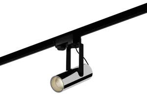 Трековый светильник HOKASU Tube Clip TR4 (85-160/ral9005 – 40w/5098/38deg)