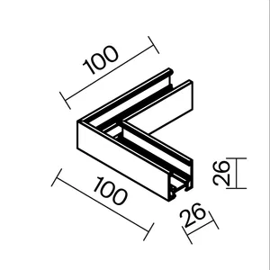 Комплектующие для трековой системы Technical TRAMN034CL-41W