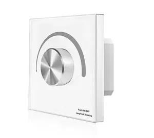 Панель SMART-P1-DIM-G-IN White (3V, Rotary, 2.4G) (Arlight, IP20 Пластик, 5 лет)