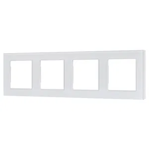 Рамка стеклянная FRM-GLARE-GS-4-WH (Arlight, -)