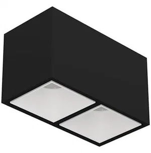 Накладной светодиодный светильник KUBING 2 Black White