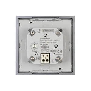 INTELLIGENT ARLIGHT Кнопочная панель DALI-201-23-4G-DIM-DT6-IN Silver (BUS, Frame) (IARL, IP20 Металл, 3 года)