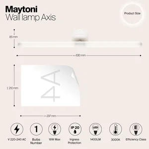 Настенный светильник (бра) Maytoni MOD106WL-L16W3K