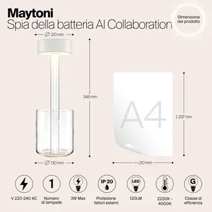 Аккумуляторный светильник Maytoni MOD229TL-L3W3K1