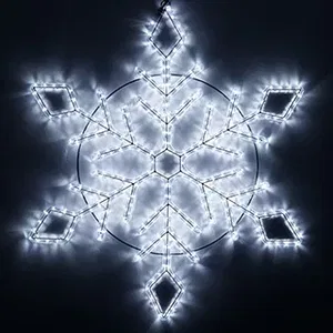 Фигура светодиодная ARD-SNOWFLAKE-M9-900x900-360LED White (230V, 22W) (Ardecoled, IP65, 1 год)