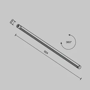 Светильник Technical C149CL-L900-24W3K-B