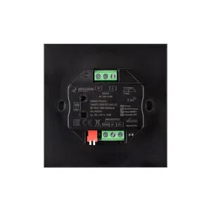 INTELLIGENT ARLIGHT Кнопочная панель SMART-DMX512-801-22-8G-8SC-DIM-IN Black (230V, 2.4G) (IARL, IP20 Пластик, 5 лет)