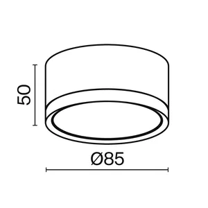 Потолочный светильник Technical C086CL-GX53-SRD-W