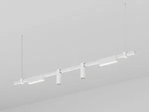 Подвесной светильник HOKASU PL10 (RAL9003/1500mm – 200mm/LT70/120deg – D55/140mm – 3K/32W)