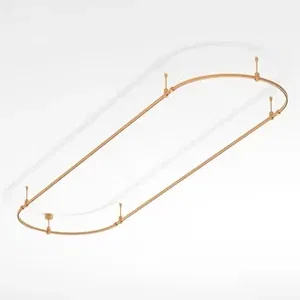Основание ART-APRIORI-OVAL-ROD-200-3000x1000 (GD) (Arlight, IP20 Металл, 3 года)