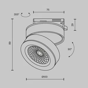 Трековый светильник Technical TR006-1