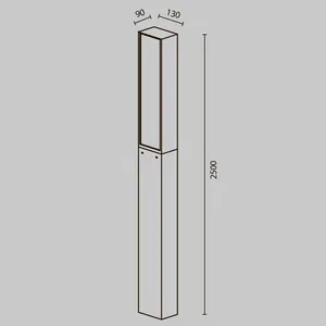 Садово-парковый светильник Outdoor O470FL-L40GF3K
