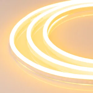 Гибкий неон ARL-NEON-1608YH-SIDE 24V Yellow (Arlight, 6 Вт/м, IP65)