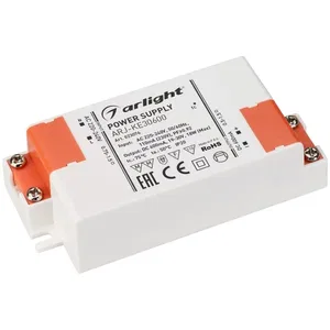 Блок питания ARJ-KE30600 (18W, 600mA, PFC) (Arlight, IP20 Пластик, 5 лет)