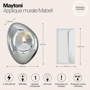 Настенный светильник (бра) Maytoni MOD306WL-01CH