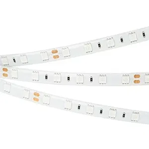 Лента RTW 2-5000SE 24V Green 2x (5060, 300 LED, LUX) (Arlight, 14.4 Вт/м, IP65)