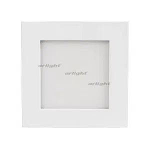 Светильник DL-93x93M-5W Warm White (Arlight, IP40 Металл, 3 года)