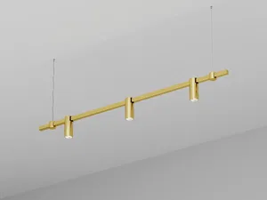 Подвесной светильник HOKASU PL9 (GOLD/1500mm – D55/140mm/3K/30W/38deg)