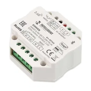 INTELLIGENT ARLIGHT Диммер SMART-0-10V-301-72-DIM-PD-IN (230V, 1x20mA, TUYA BLE, 2.4G) (IARL, IP20 Пластик, 5 лет)