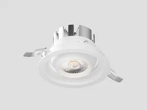 Cветильник HOKASU DOT HS80 IN Spin Prom (RAL9003/60deg — 3K/10-30W/CRI90)