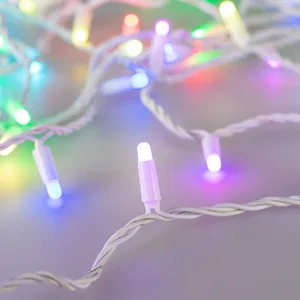 Светодиодная гирлянда ARD-STRING-CLASSIC-10000-WHITE-100LED-MILK-LIVE RGB-DMX (24V, 10W) (Ardecoled, IP65, 1 год)
