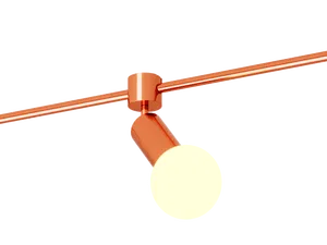 Светильник HOKASU PL12 Tube (GOLD/D55/140mm — 4K/10W/38deg)