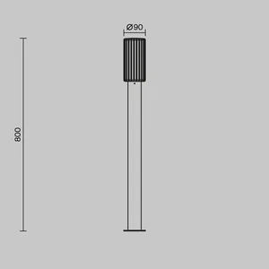Ландшафтный светильник Outdoor O502FL-01B1