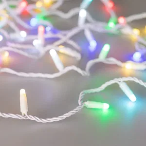 Светодиодная гирлянда ARD-STRING-CLASSIC-10000-WHITE-100LED-MILK-SYNC RGB (230V, 6.5W) (Ardecoled, IP65, 1 год)
