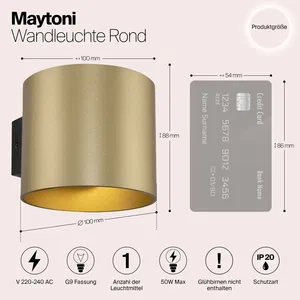 Настенный светильник (бра) Maytoni C066WL-01MG