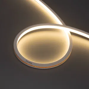 Лента герметичная MOONLIGHT-PRO-TOP-X320-13x12mm 48V Warm3000 (9.6 W/m, IP67, 30m, wire x2) (Arlight, Вывод боковой, 7 лет)