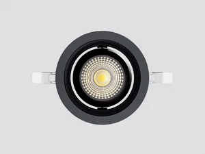 Cветильник HOKASU DOT HS80 IN Spin Prom (RAL9003/60deg — 3K/10-30W/CRI90)
