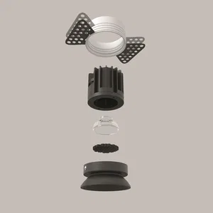 Встраиваемый светильник Technical DL058-7W3K-TRS-B